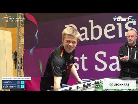 J. Aust vs B. Günther - Herren-Einzel - Quarter-Final - DTFB Deutsche Meisterschaft 2026