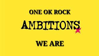 One Ok Rock  We Are  S 