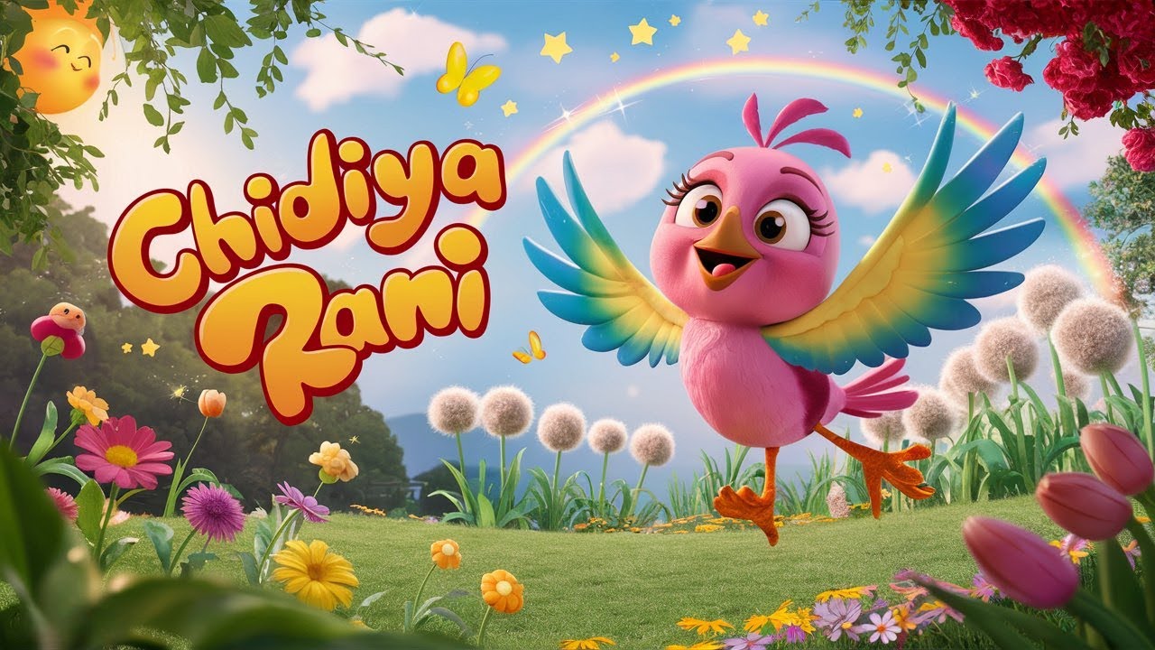 चिड़िया रानी | Chidiya Rani | Hindi Nursery Rhymes | Popular Hindi Kids ...
