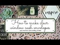 How to make clear window cash envelopes with vellum, plus my first cash envelope stuffing of 2022!💵