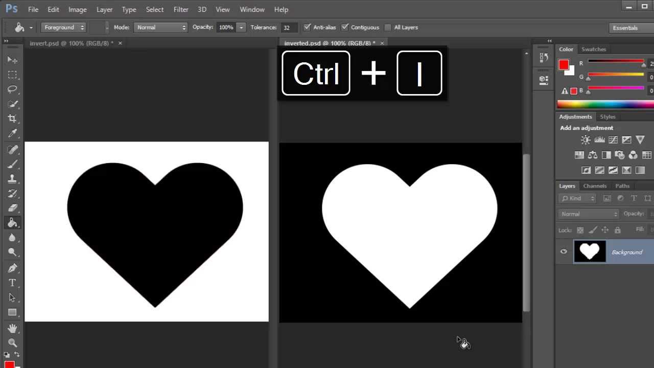 How to invert colors in Photoshop - Adobe