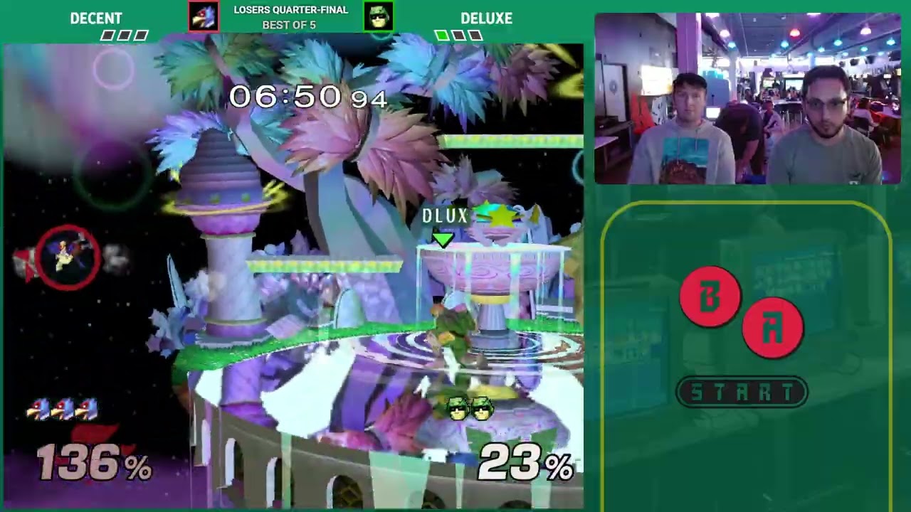 deluxe (Captain Falcon) vs Decent (Falco) - LRA Start #24 Losers Quarters