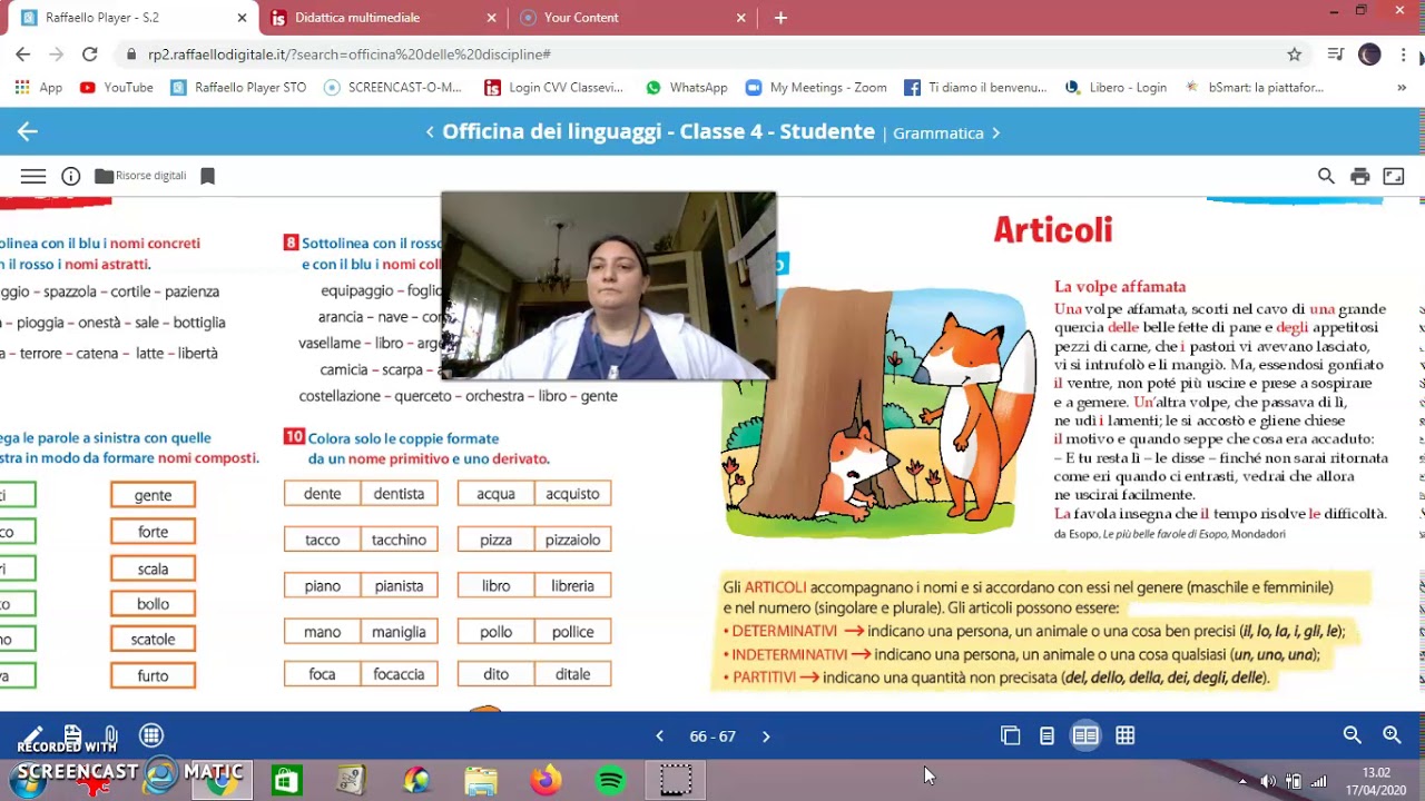 Verifica2 Video54 Spiegazione verifica2 Gli articoli determinativi ...
