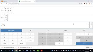 Inverse Matrices on Desmos