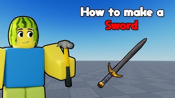 How to Make a Working Sword in Roblox Studio 2023!