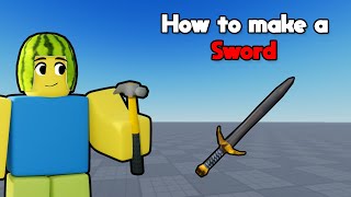 How to Make a Working Sword in Roblox Studio 2024!