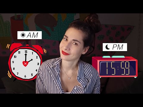 Время В Английском | Часы Минуты Части Дня | Am Pm O`clock Half Past Quarter