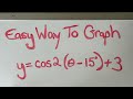 Easy Way to Graph Complicated Sinusoidal Equations: y=ACosB(X-C) + D