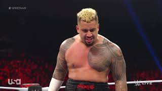 Solo Sikoa vs Mustafa Ali: The Bloodline \& Kevin Owens Huge Brawl - WWE Raw 1\/16\/23 (Full Segment)