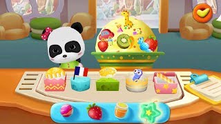 baby panda ice cream maker chef dessert shop game preview babybus game