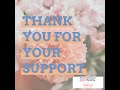 Thank You For Your Support Thank You For Your Support