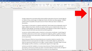 HOW TO RETRIEVE AND SHOW THE SCROLL BAR IN WORD