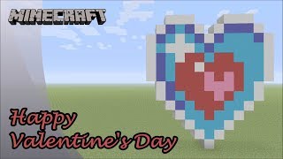 Minecraft: Pixel Art Tutorial: Heart Container from Zelda (Happy Valentines Day)