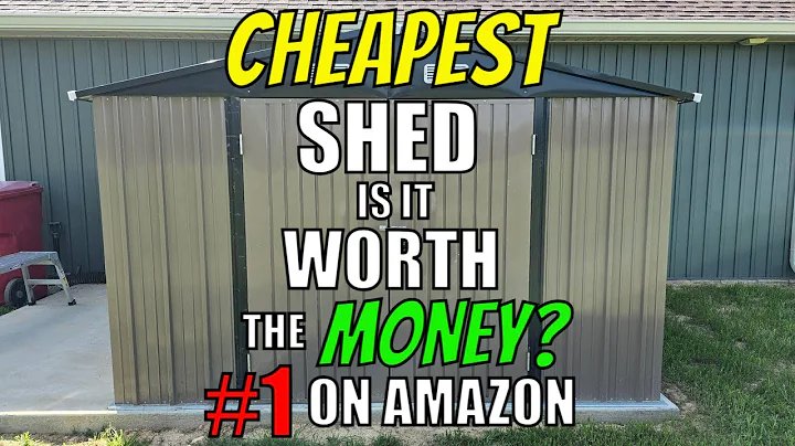 CHEAPEST DIY Outdoor Storage Shed | Patiowell Metal Garden Shed