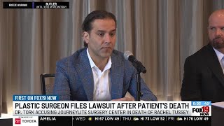 Plastic surgeon files lawsuit after patient's death