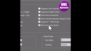 Sparx EA Strict Connector Syntax