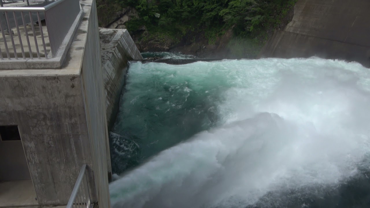 八ッ場ダム放流中 Gunma やんばダムdiscoverjapan Youtube