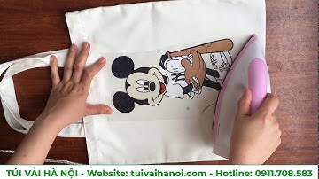 TÚI VẢI BỐ VÀ TỰ IN TÚI XÁCH VẢI BỐ TẠI NHÀ - TÚI VẢI HÀ NỘI