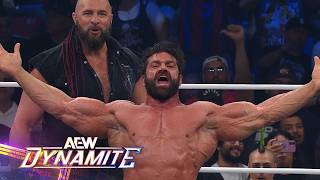 Andrade El Idolo Destroyed By Ex - Family (7/1/26) Aew Dynamite Highlights Presented By Upper Deck