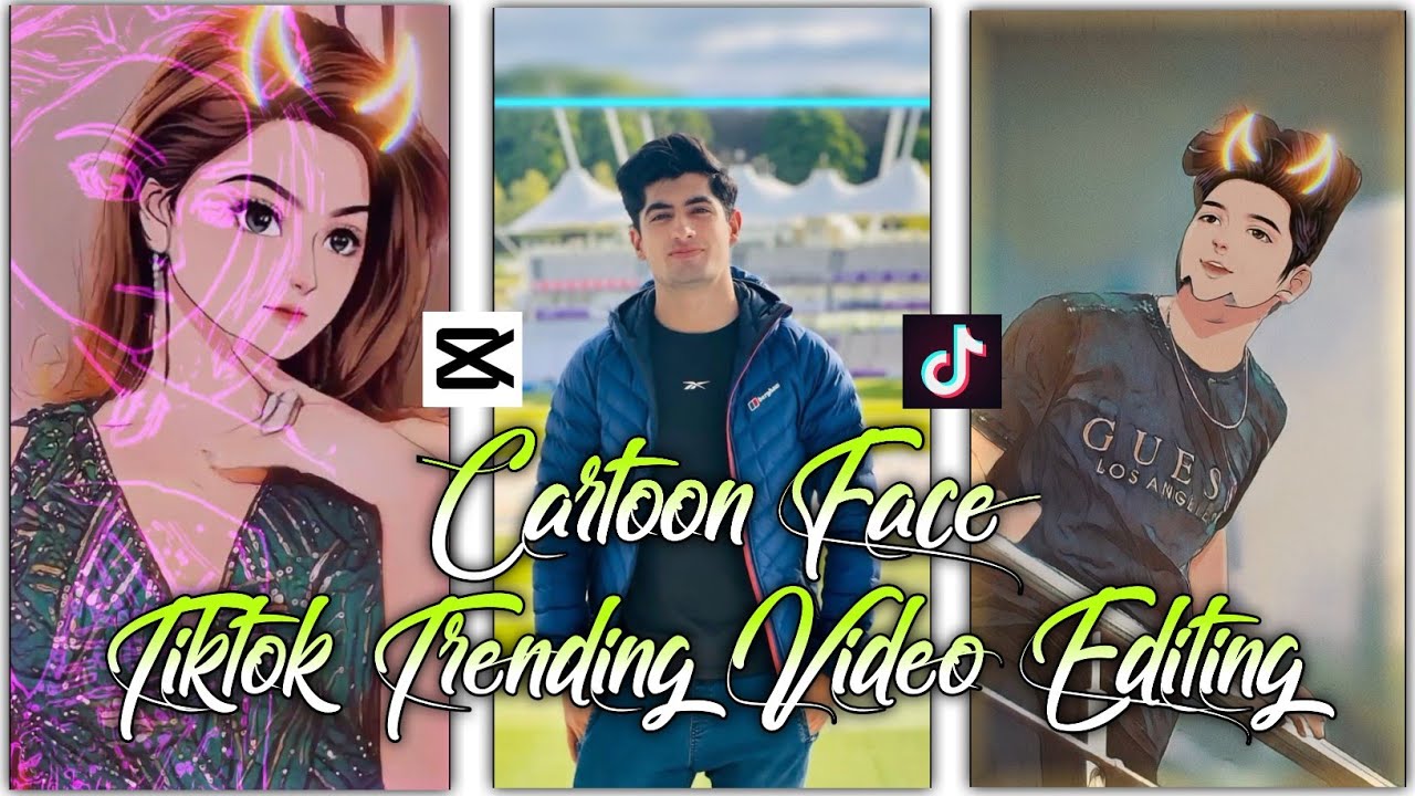 Cartoon Photo Tiktok Trend Video Editing | Tiktok Trending Video ...