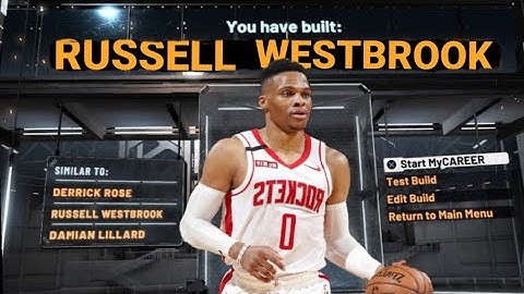 RUSSELL WESTBROOK BUILD IN NBA2K20