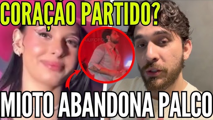 GUSTAVO MIOTO DEIXA PALCO EM LÁGRIMAS DURANTE MÚSICA COM ANA CASTELA E  REAÇÃO DOS FÃS CHOCA A INTERN - YouTube