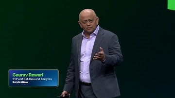 ServiceNow Knowledge 2025 keynote | Gaurav Rewari ServiceNow EVP and GM Data and Analytics