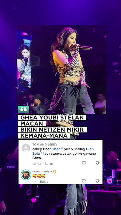 GOYANGAN GHEA YOUBI BIKIN PIKIRAN MELAYANG #gheayoubi #konser #shortvideo #viral