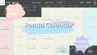 Introduction video for Panda Calendar screenshot 4