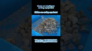 Lithium ore sorting experiment,Intelligent X-ray sorting of ores #Lithium ore #lithium