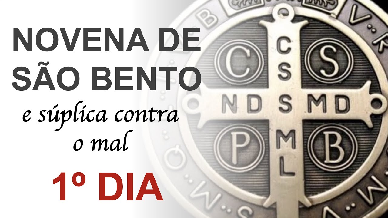 1º dia Novena de São Bento