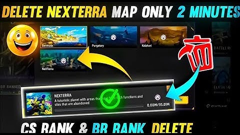 How To Delete Nexterra Map In Free Fire Max In 2024 | Nexterra Map Kaise Delete Karen