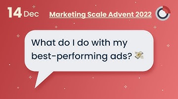 Marketing Scale Advent Calendar: How to use Scale rule to boost your revenue.
