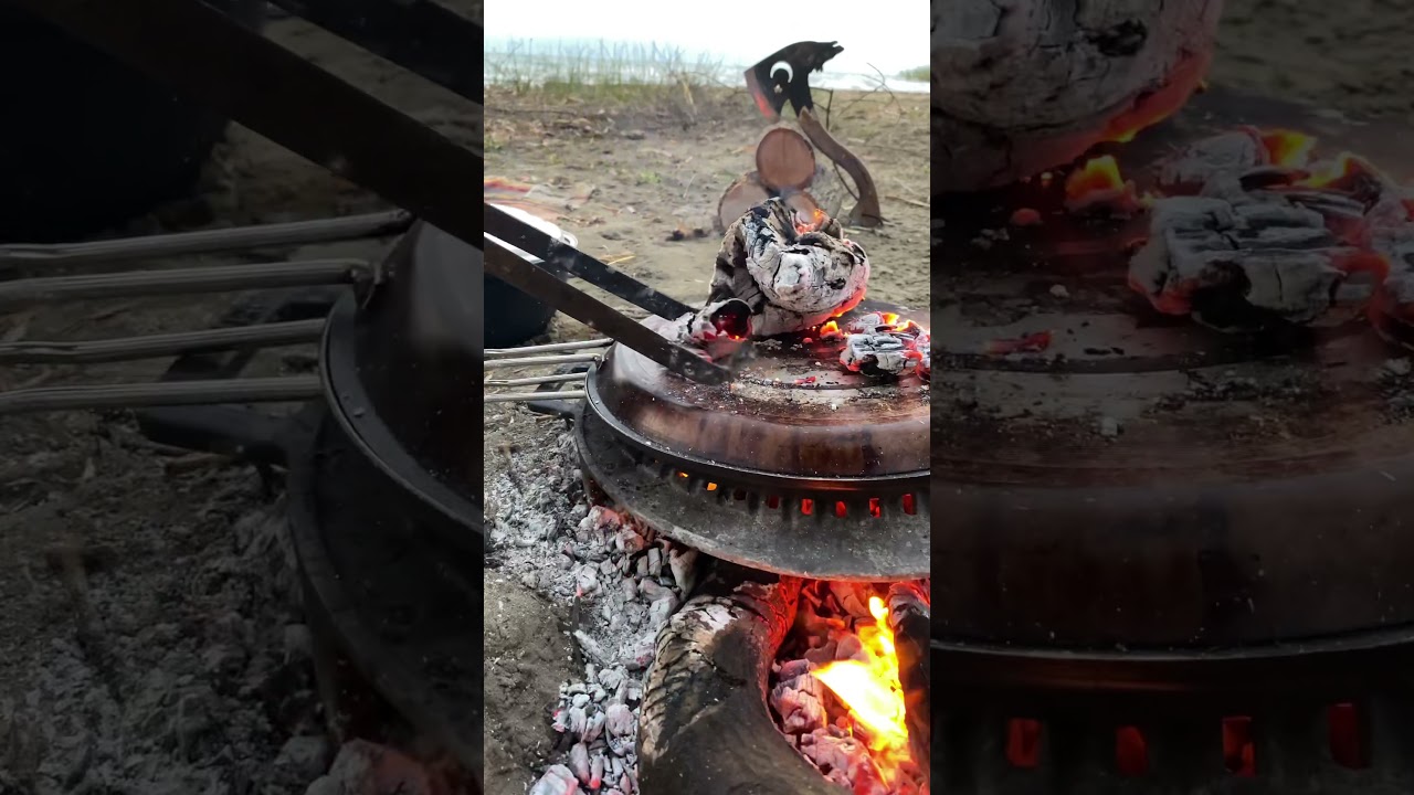 BURSA İZNİK SÖLÖZ????️KAMPTA DOĞADA YEMEK TARİFİ ????NASIL YAPILIR ???? EASY CAMP MEALS▶️ ÇADIR KAMPI #shorts