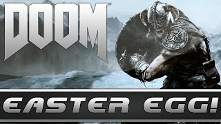 DOOM: New Skyrim Easter Egg & 'Arrow In The Knee' Reference! (DOOM 2016 Easter Eggs)