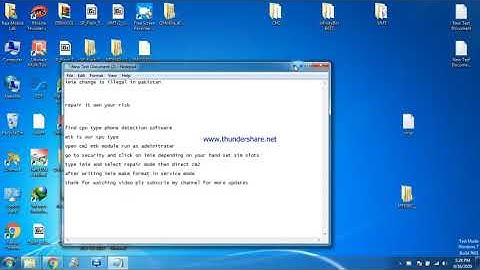 Qmobile G6 Imie repair with Cm2 dongle in few clicks.