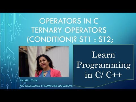 Conditional operator in C, Ternary Operators, Learn Programming in C