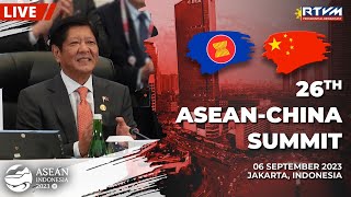 26Th Asean-China Summit 09062023