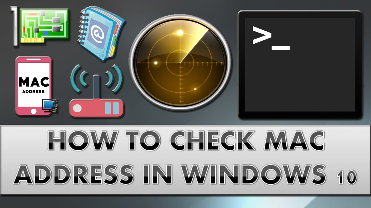 how to check mac address windows 10