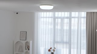 Ripple Glass Ceiling Light – Gentle Allure, Serene Ambiance