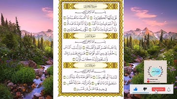 سورة الكافرون / سورة النصر /سورة المسد بصوت ايلينا عمر