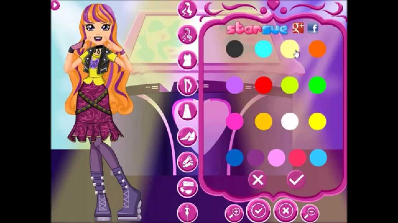 Ever After High Games- Melody Piper Dress Up- Fun Dress Up Fashion Games  for Girls Kids - YouTube
