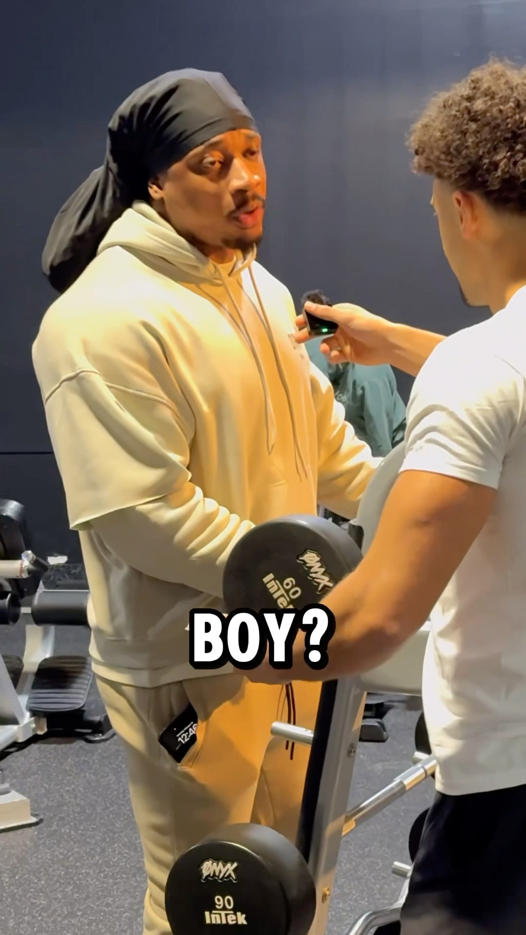 Can he curl more than me for $5,000??⁉️