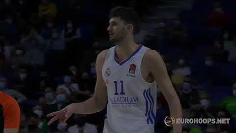 Real Madrid-Zalgiris Kaunas 95-82: Tristan Vukcevic (7 points)
