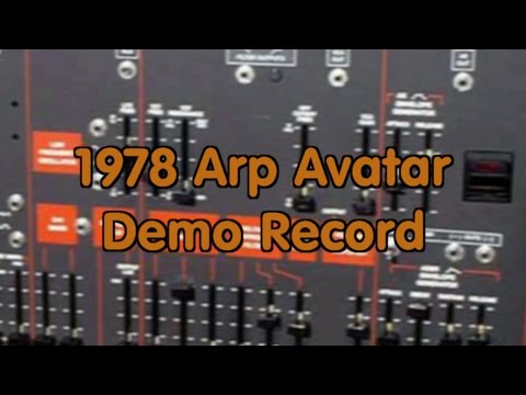 1978 Arp Avatar Demo Record