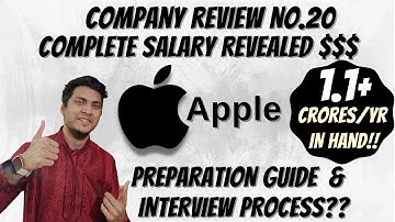 Apple India Engineer Salary Revealed 🤑Apple preparation guide🔥 Complete CTC Break down 🔥 Office tour
