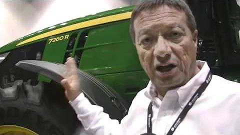 Walk-around tour of John Deere 6R, 7R, 8R and 9R/9RT tractors for 2012