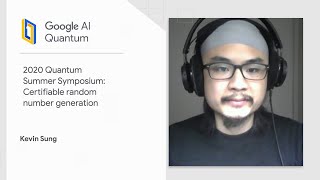 Certifiable Random Number Generation (Quantum Summer Symposium 2020)