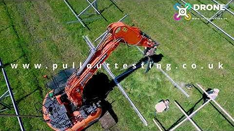 Pull out testing of solar farm framework
