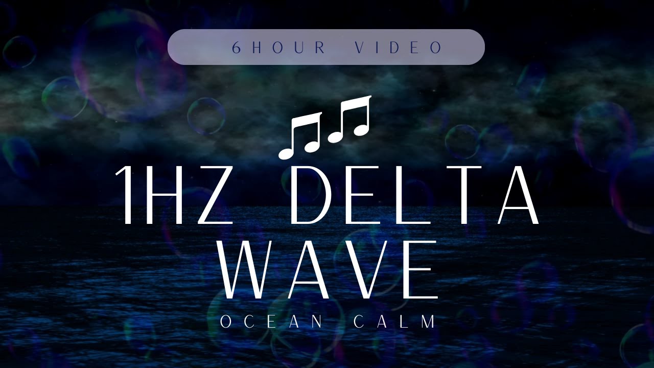 [Find Your Calm] | RELAX DEEPLY 1 Hz Delta Tones | Ocean & Meditation Sounds for Stress Relief